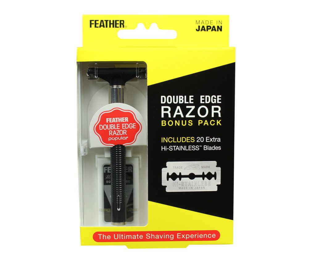 FEATHER Hi-Stainless Double Edge Blades (100 Blades)