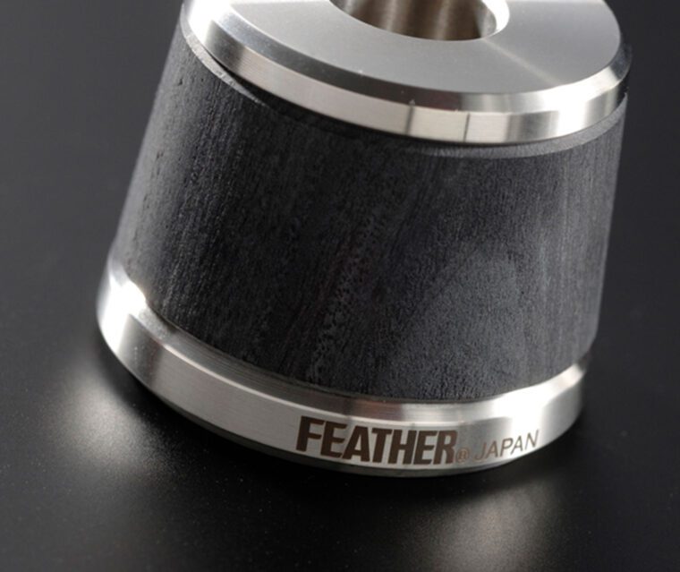 Feather Wood Handle Stainless Double Edge Razor Stand