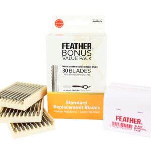 Feather Bonus Value Pack Standard Blades - Disposal Case