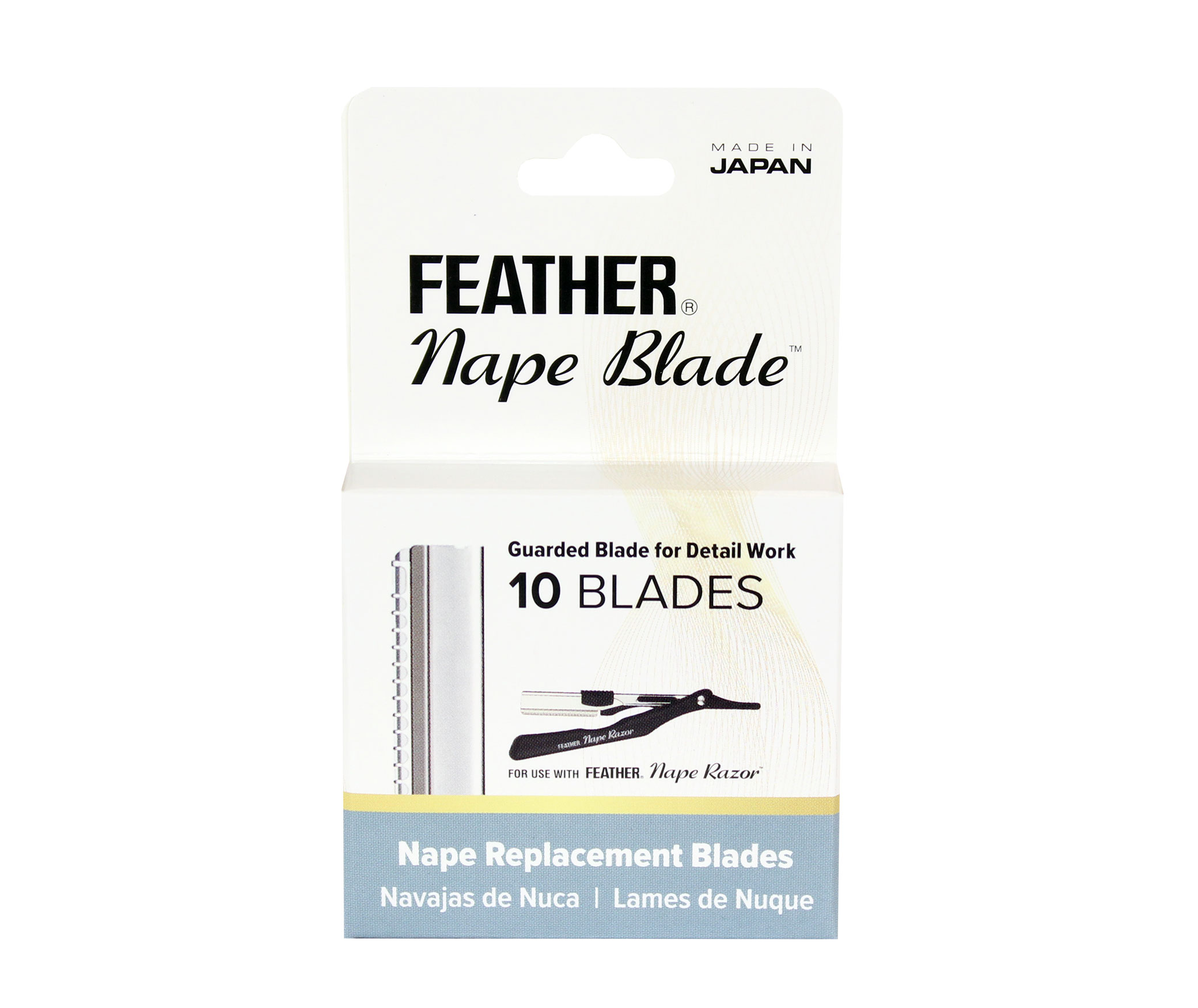 Feather Nape and Body Razor Blades 10pk