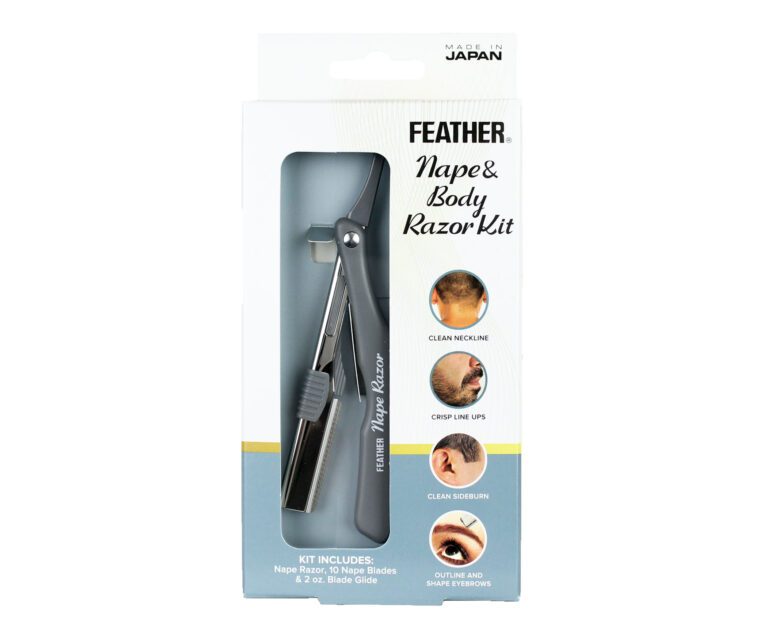 Feather Nape and Body Razor Kit - Grey