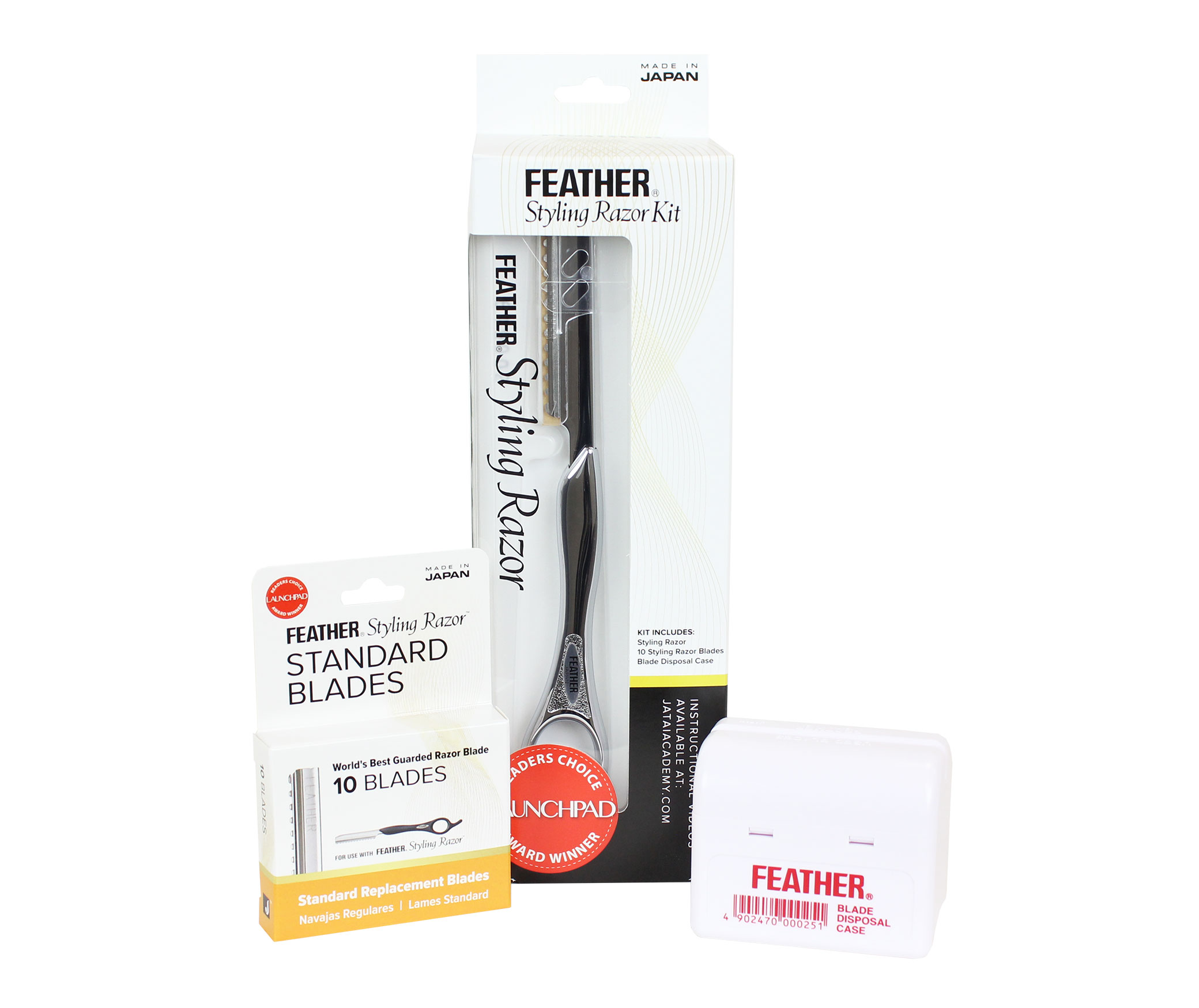Feather Styling Razor Kit - Silver