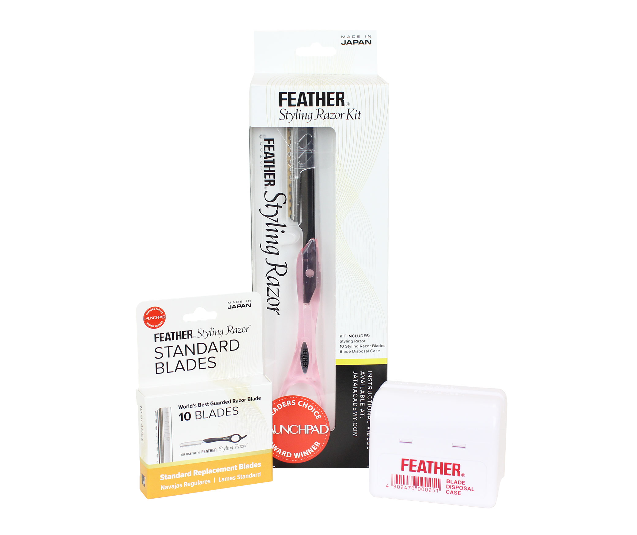 Feather Styling Razor Kit - Tomei Pink