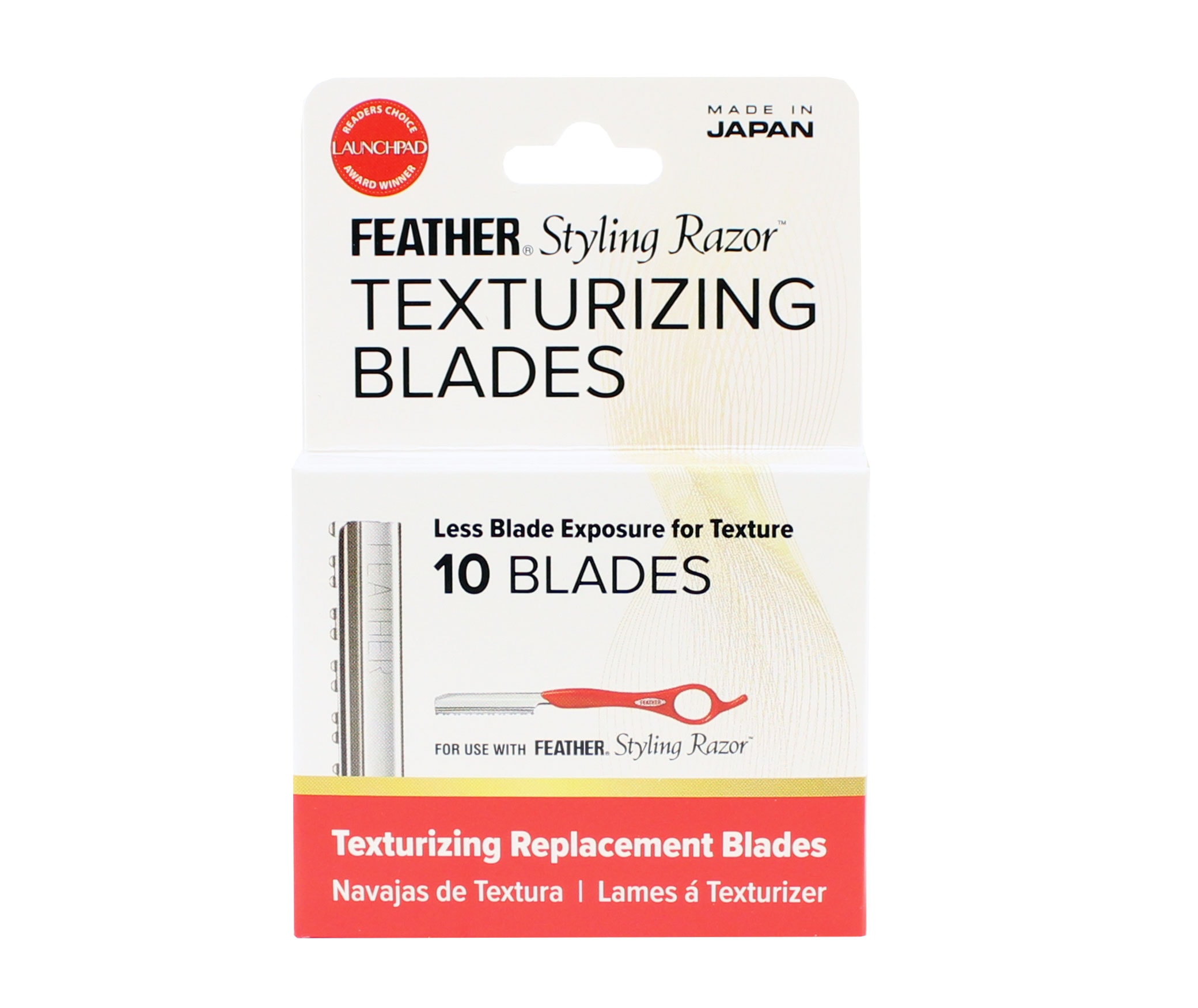 Feather Styling Razor Texturizing Blades 10pk