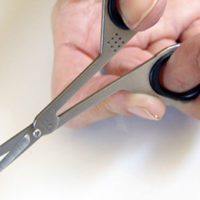 Nostril Scissors with blunt ends