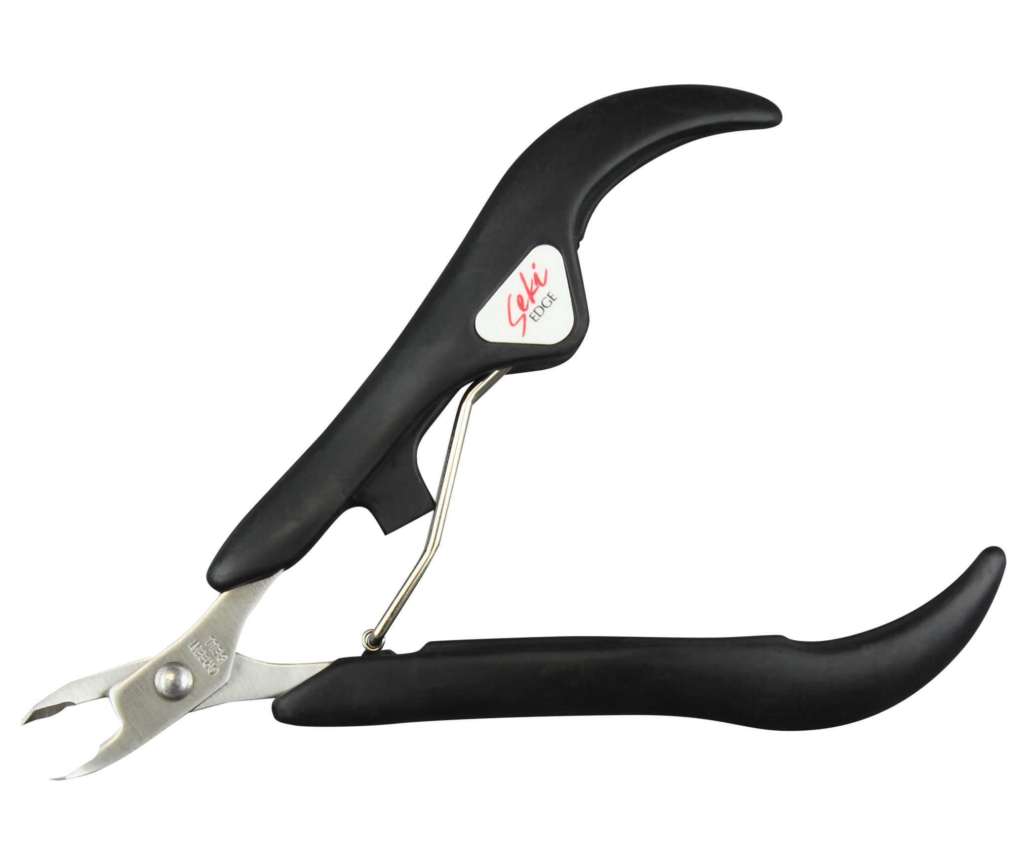 Seki Edge Flat Slant Tip Cuticle Nipper (SS-301) elastomer handle