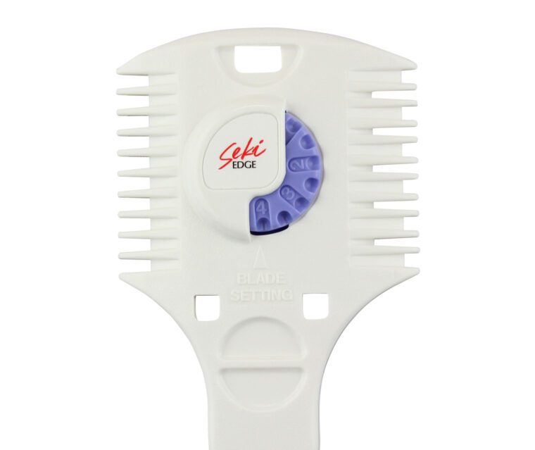 Seki Edge Haircutting Styling Razor (SS-702) dial adjusts depth of cut