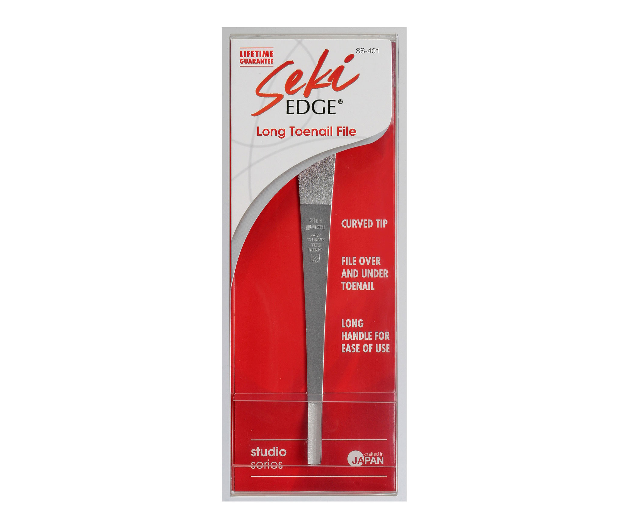 Seki Edge Long Toenail File (SS-401) package