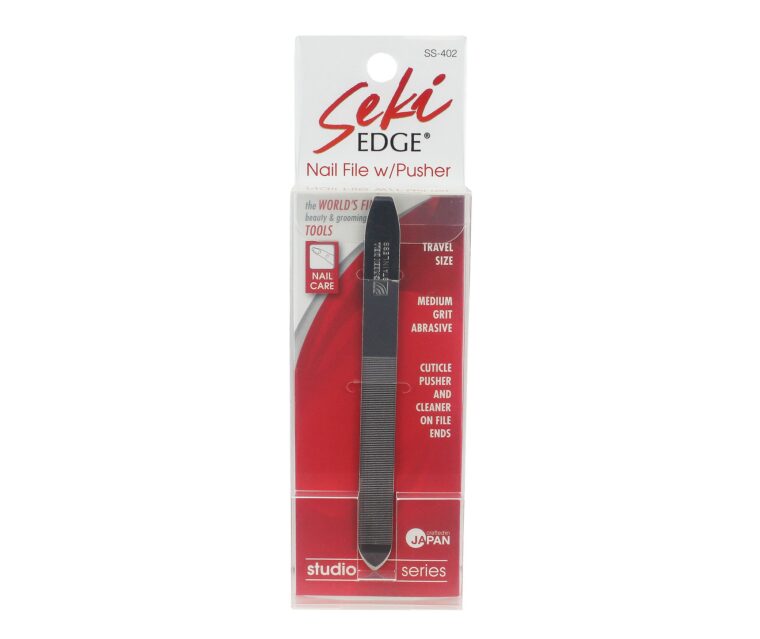 Seki Edge Nail File with Pusher (SS-402) package