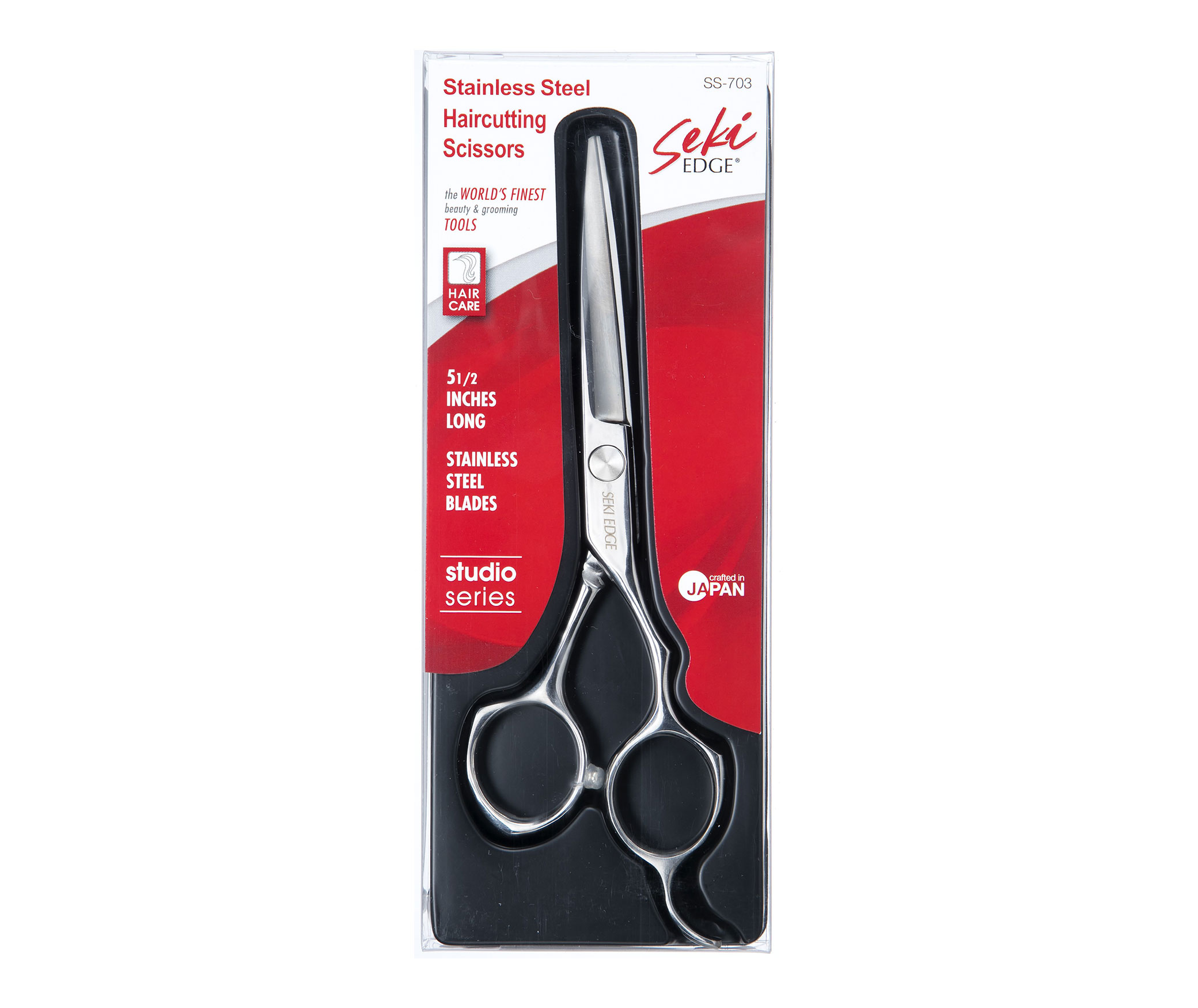 Seki Edge Stainless Steel Haircutting Scissors (SS-703) package