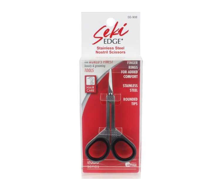 Seki Edge Stainless Steel Nostril Scissors (SS-908) package