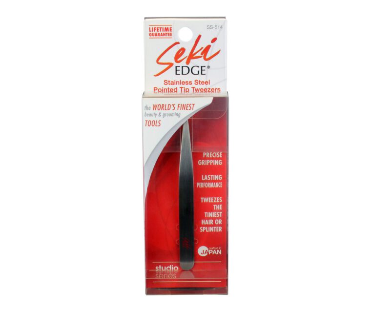 Seki Edge Stainless Steel Pointed Tweezer (SS-514) package