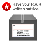 Have your R.A. # written outside