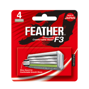 Feather F3 Shaving Razor - 4pk of Blades