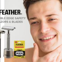 Feather Double Edge Safety Razors and Blades banner - mobile