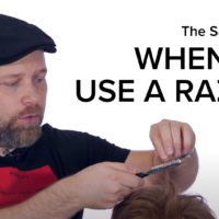 The Salon Guy - When to Use a Razor