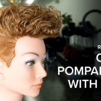 Russell Mayes - Curly Unisex Pompadour with Perm Haircut