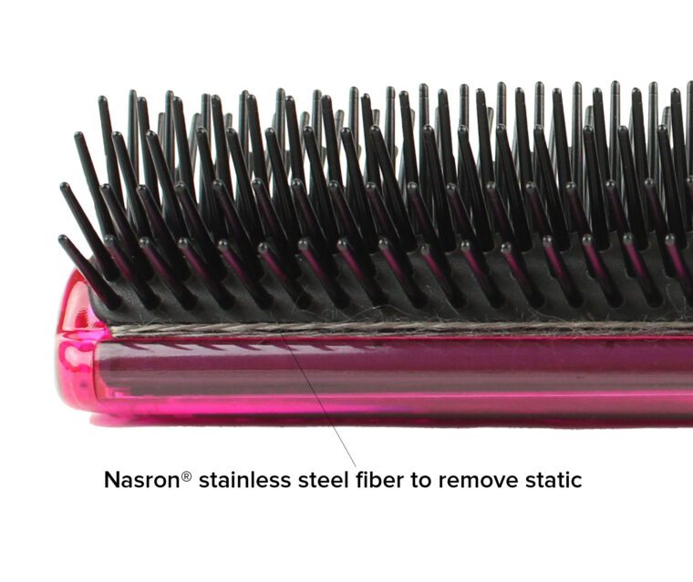 Du-Boa Anti-Static Styling Brush - Nasron fiber to remove static