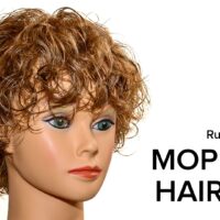 Men's Curly Mop Top Razor Haircut