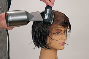 How to Flat Wrap Hair with a Blow Dryer and Brush for Perfectly Straight Hair