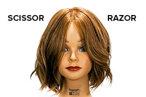 How to Texturize Hair Using Scissors vs. a Razor on a One Length Bob